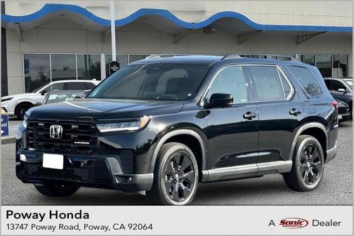 Crystal Black Pearl 2026 Honda Pilot Black Edition