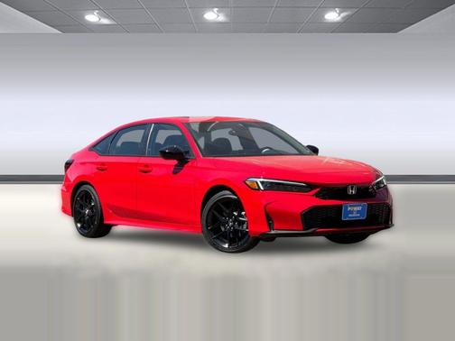 Rallye Red 2026 Honda Civic Hybrid Sport