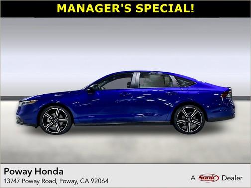 Blue Lagoon Pearl 2026 Honda Accord Hybrid Sport