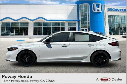 Platinum White Pearl 2026 Honda Civic Sport