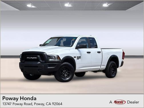 Bright White Clearcoat 2021 RAM 1500 Classic Warlock Quad Cab 4x4 6'4' Box