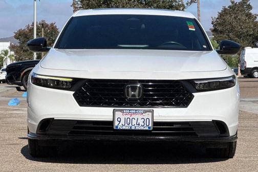Platinum White Pearl 2023 Honda Accord Hybrid Sport-L
