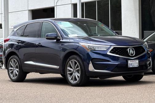 Fathom Blue Pearl 2019 Acura RDX Technology Package