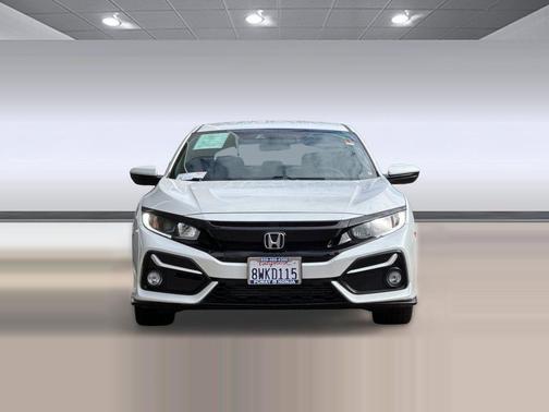 Platinum White Pearl 2021 Honda Civic Sport