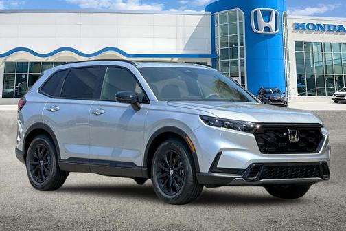 Solar Silver Metallic 2026 Honda CR-V Hybrid Sport FWD