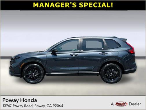 Meteorite Gray Metallic 2026 Honda CR-V Hybrid Sport-L AWD