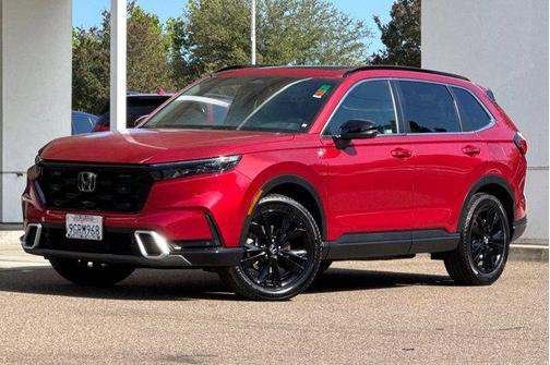 Radiant Red Metallic 2023 Honda CR-V Hybrid Sport Touring AWD