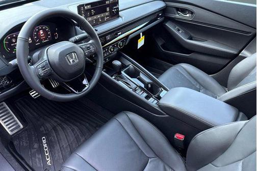 Frostline White Pearl 2026 Honda Accord Hybrid Sport-L