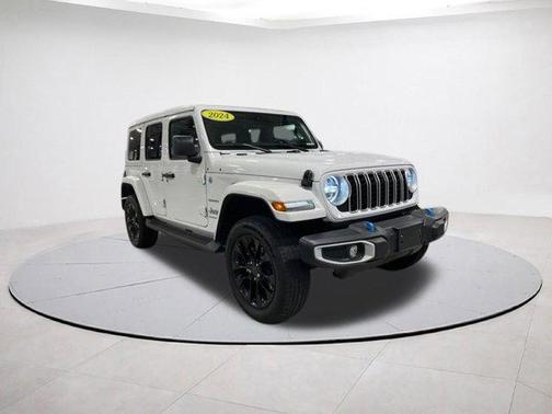 Bright White Clearcoat 2024 Jeep Wrangler 4xe Sahara