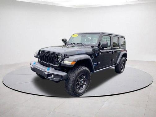 Black Clearcoat 2024 Jeep Wrangler 4xe Sport