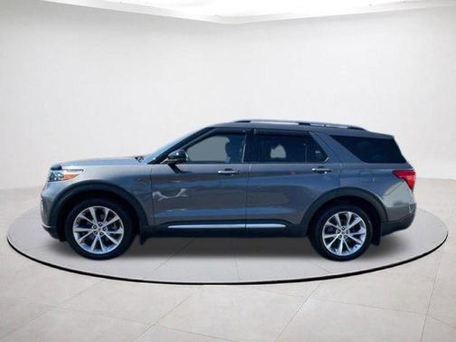 Gray Metallic 2021 Ford Explorer Platinum
