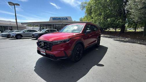 Radiant Red Metallic 2026 Honda CR-V Hybrid Sport-L FWD