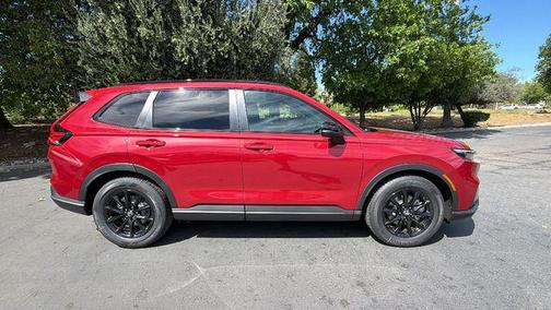 Radiant Red Metallic 2026 Honda CR-V Hybrid Sport-L FWD