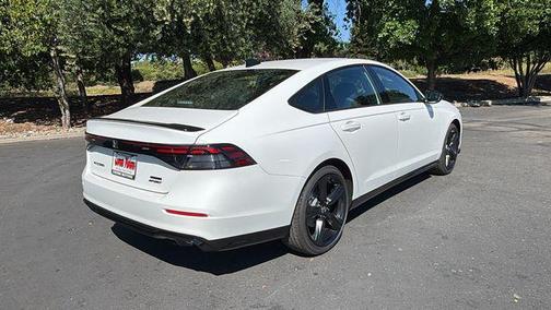 Platinum White Pearl 2026 Honda Accord Hybrid Sport-L