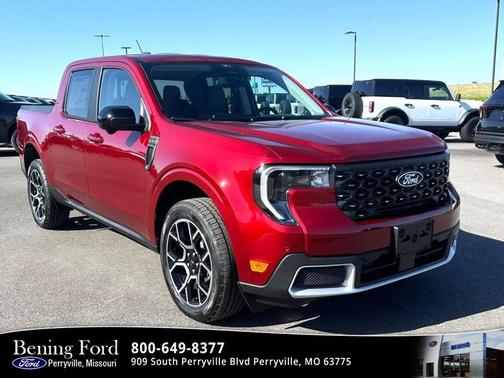 Ruby Red Metallic Tinted Clearcoat 2026 Ford Maverick Lariat