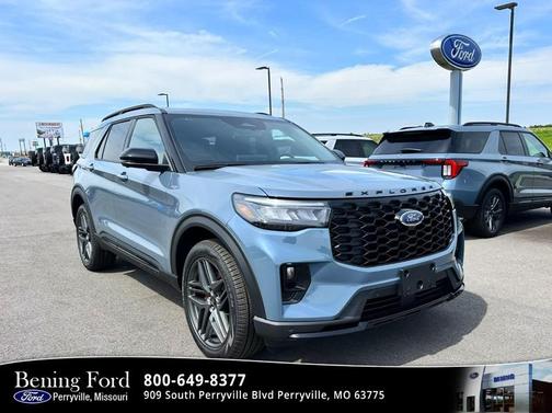 Vapor Blue Metallic 2026 Ford Explorer ST-Line