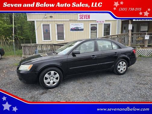 Ebony Black 2009 Hyundai SONATA GLS