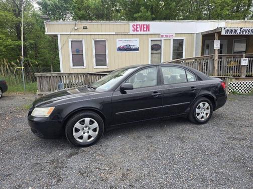 Ebony Black 2009 Hyundai SONATA GLS