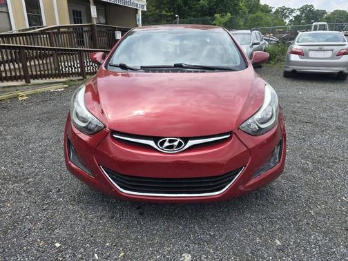 Burgundy 2015 Hyundai ELANTRA Limited