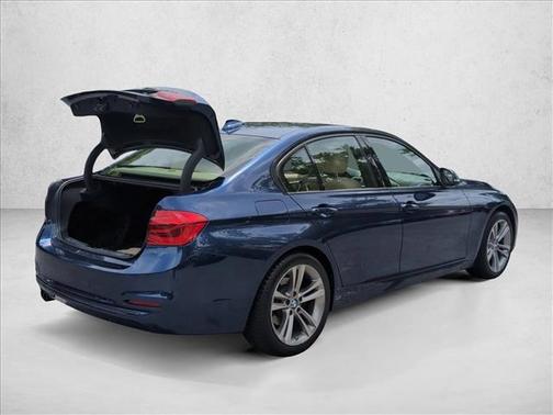 Blue 2016 BMW 328 i
