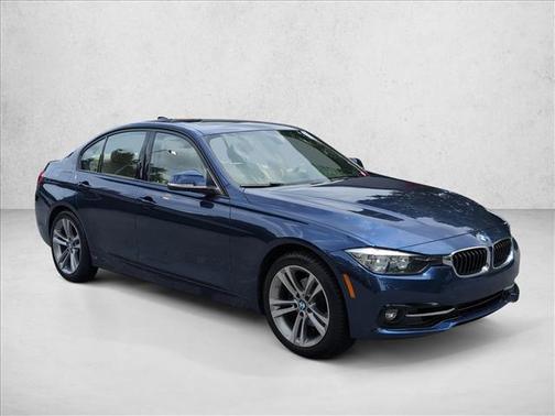Blue 2016 BMW 328 i