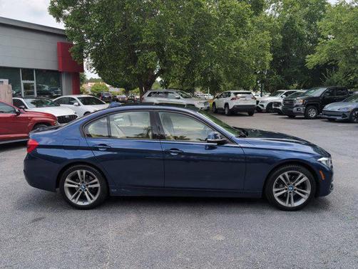 Blue 2016 BMW 328 i