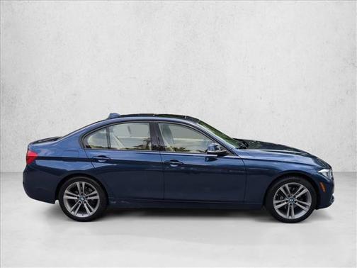 Blue 2016 BMW 328 i
