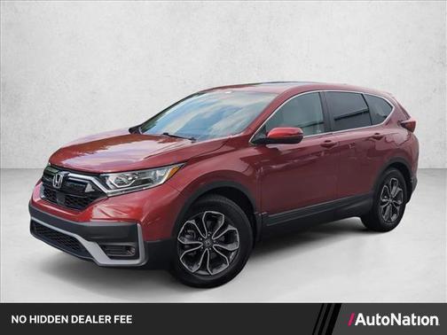 Radiant Red Metallic 2021 Honda CR-V 2WD EX-L