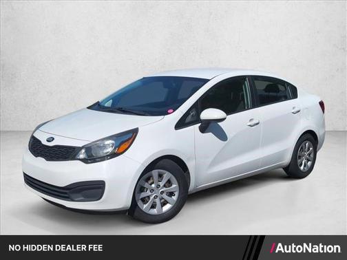 Clear White 2015 Kia Rio LX