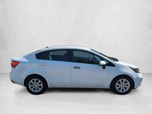 Clear White 2015 Kia Rio LX