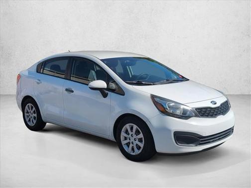 Clear White 2015 Kia Rio LX