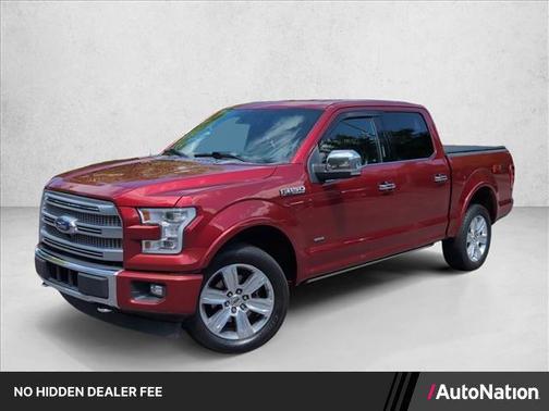 Ruby Red Metallic Tinted Clearcoat 2017 Ford F-150 Platinum