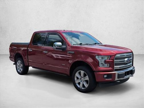 Ruby Red Metallic Tinted Clearcoat 2017 Ford F-150 Platinum