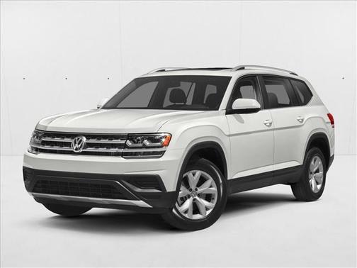 Silver/Gray 2019 Volkswagen Atlas 3.6L SE w/Technology