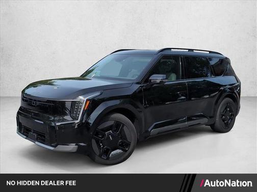 Aurora Black Pearl 2024 Kia EV9 GT-Line