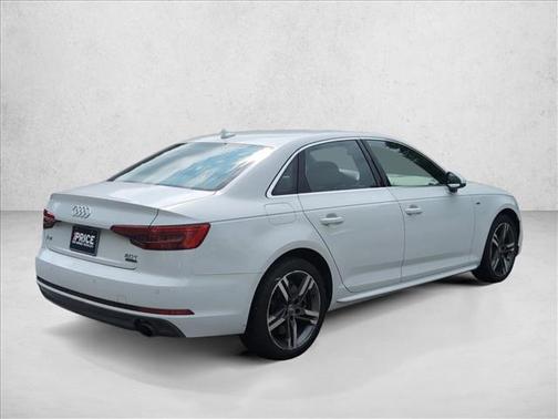 White 2017 Audi A4 2.0T Premium Plus