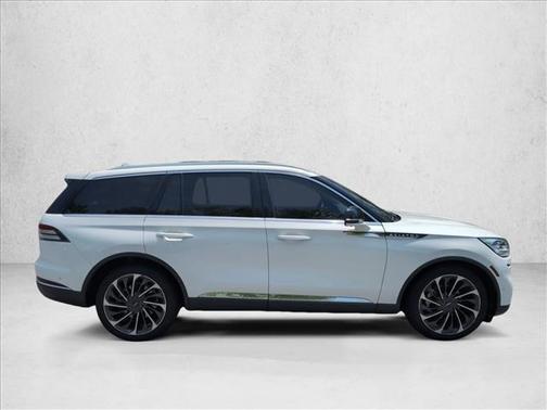 Pristine White Metallic Tri-Coat 2020 Lincoln Aviator Reserve AWD
