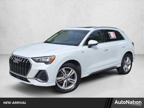 Glacier White Metallic 2020 Audi Q3 45 S line Premium
