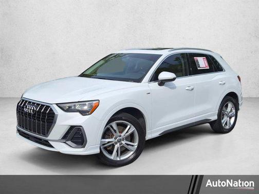 Glacier White Metallic 2020 Audi Q3 45 S line Premium