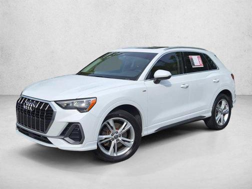 Glacier White Metallic 2020 Audi Q3 45 S line Premium