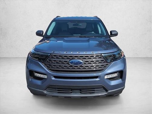 Infinite Blue Metallic Tinted Clearcoat 2021 Ford Explorer XLT