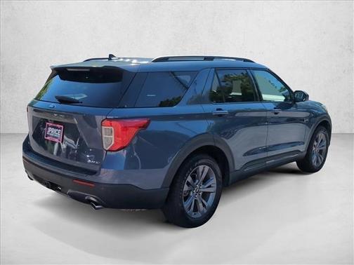 Infinite Blue Metallic Tinted Clearcoat 2021 Ford Explorer XLT