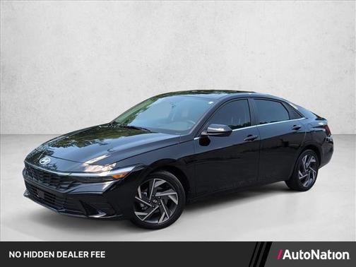 Abyss Black 2025 Hyundai ELANTRA SEL