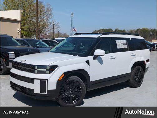 Serenity White 2026 Hyundai SANTA FE HEV Calligraphy