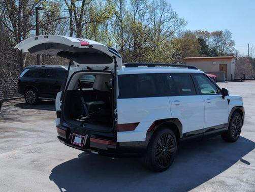 Serenity White 2026 Hyundai SANTA FE HEV Calligraphy