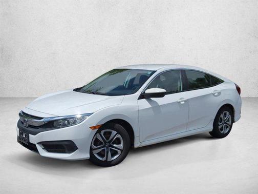 Taffeta White 2017 Honda Civic LX