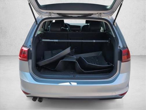 Black 2015 Volkswagen Golf SportWagen TDI S 4-Door