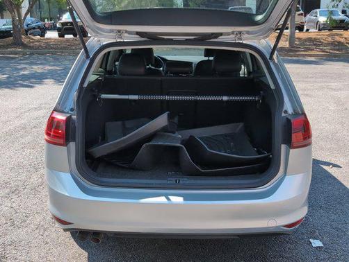 Black 2015 Volkswagen Golf SportWagen TDI S 4-Door