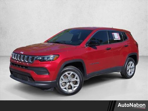 Red Hot Pearlcoat 2025 Jeep Compass Sport