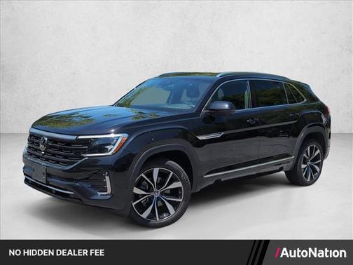 Deep Black Pearl 2024 Volkswagen Atlas Cross Sport 2.0T SEL Premium